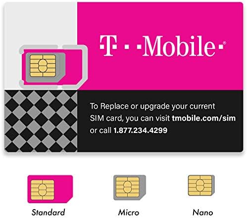 (2 опаковки) Автентичната официалната СИМ-карта на T-Mobile Micro / Nano /Стандарт GSM 4G/ 3G/2G LTE с предплащане/Постоплатный Стартов