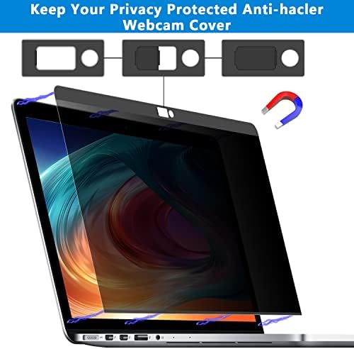 Магнитна защита на екрана за поверителност на Macbook pro 13 инча, подвижен филтър на екрана за поверителност за MacBook Air 13 инча (-2022,