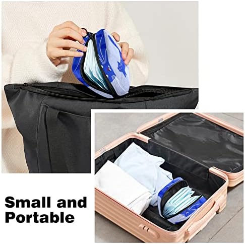ORYUEKAN Чанта За съхранение на Хигиенни Кърпички, Чанта за Менструална Чаши, Преносими Чанти За съхранение на Хигиенни Тампони,