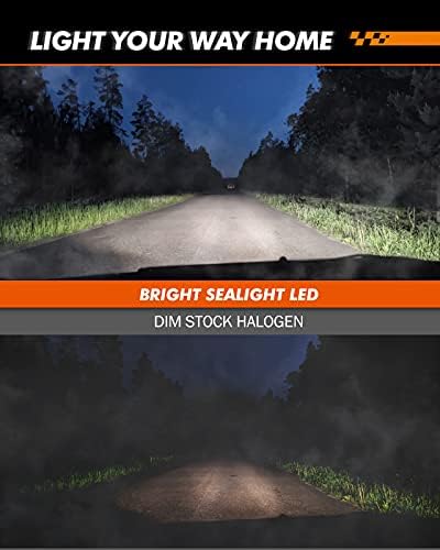 Комплект лампи за фарове за мъгла фарове SEALIGHT H11 9005 Комбинирани led светлини H11, 200 W 44000 Лумена, led лампа H11/H9/H8 9005/HB3,