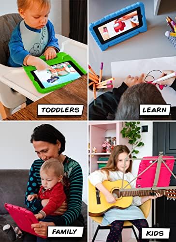 Официален калъф Cooper Dynamo за детски iPad Air 1/iPad 2 Air, детска iPad на 6-ти/ iPad 5-то поколение, iPad 9.7 Pro | От твърда пяна, Магическа писалка, стойка, държач за моливи, Дългогодишна п?