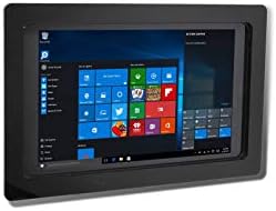 Акрилни калъф VESA със защита от кражба на TABcare за Microsoft Surface Pro 8 2021 Pro 9 2022 с безплатен монтиране на стена (Surface Pro 8/9, черен)
