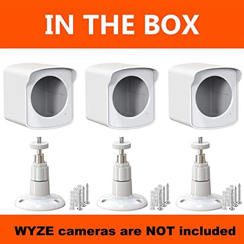 Определяне на PEF за съвсем нова камера Wyze Cam Outdoor със защита от атмосферни влияния и регулира на 360 градуса монтиране на стена за камерата Wyze на открито и на закрито, Б