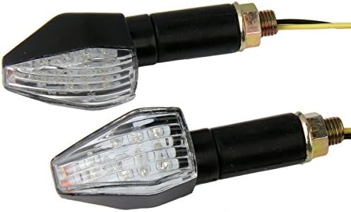 MotorToGo Черен LED Указател на Завоя Мотоциклет, Индикатори, Мигачи, Светлини, Съвместими за Ducati 748 СЕП
