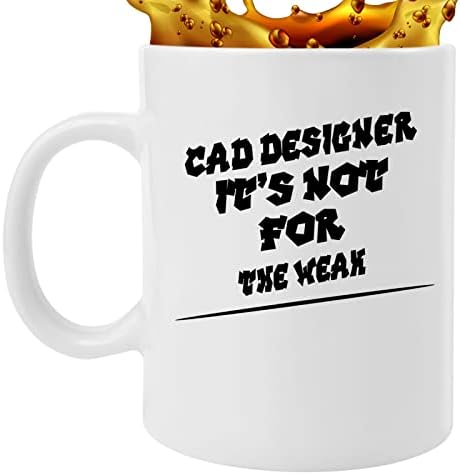 Кафеена Чаша Забавен Подарък от CAD-дизайнер в знак на Признателност за CAD-дизайнер Не е за слабите 324577
