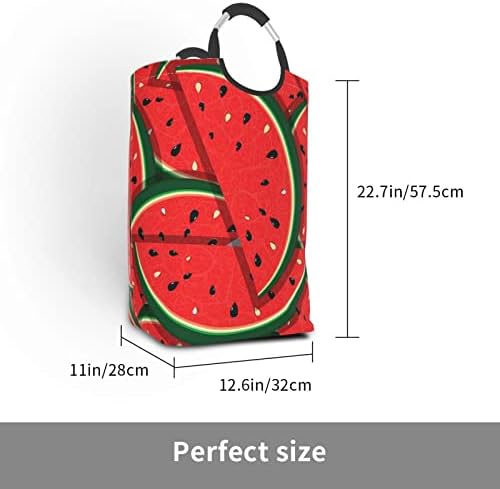 Пакет за мръсни дрехи Red Watermelon, Сгъваема, С дръжка, Подходящ За домашно съхранение в гардероба, в банята