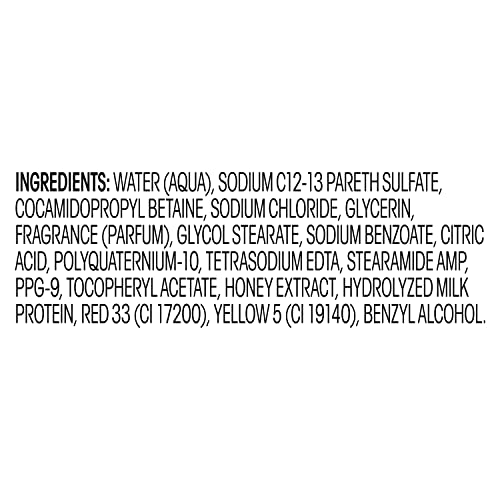 Нежно средство за измиване Suave Essentials Със Сладък маслената эссенцией, мляко и мед, обогатен с витамин е и екстракт от мед, 18 мл