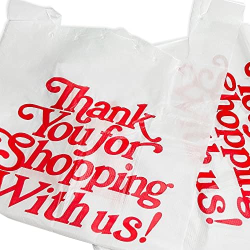 Тениски Найлоновите Торбички за Многократна употреба за Хранителни стоки Пакети 1/6 Размера на Бели Найлонови Торбички с Дръжки за Чанти за магазини за Хранителни ?