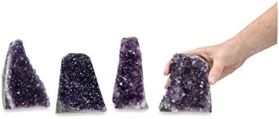 Жеоды с големи кристали аметист, Deep Purple Project от Уругвай (XXL (от 2 до 2,5 килограма или от 907 до 1,133 г))