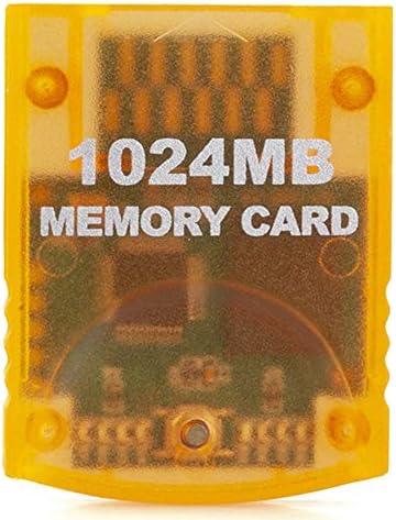 Размер 1024 MB (16344 блока) Високоскоростен игрална карта памет, съвместима с Nintendo Gamecube и на конзолата Wii