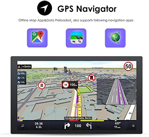 RoverOne Автомобилен GPS Навигация за Peugeot 407 от 2004 2005 2006 2007 2008 2009 2010 с Мултимедиен плеър с Android Стерео Радио Bluetooth, WiFi USB CarPlay DSP