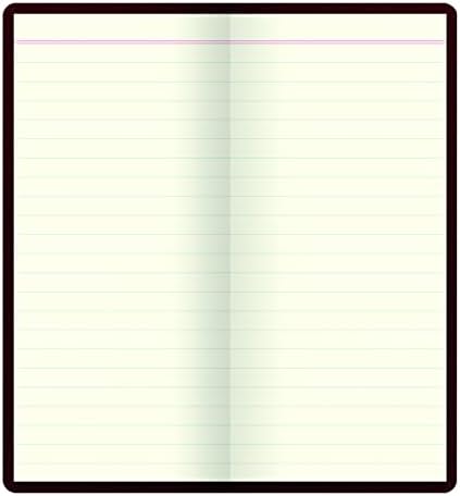 Тънък бележник, джобен формат от колекцията Lett's Note Origins със Златна дръжка, в Линия, 240 страници, Крем хартия, от 5.75 x 2,75, Шоколадов (B090013)