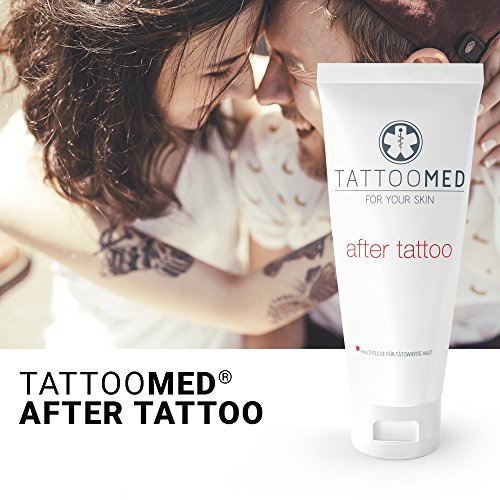 TattooMed After Татуаж - нататъшни грижи С Пантенолом За Защита на Чувствителна Наскоро татуированной на кожата - (1 х 100 мл)