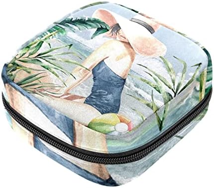 ORYUEKAN Чанта за съхранение на Хигиенни Кърпички, Чанта за Менструална Чаши, Преносими Чанти За съхранение на Хигиенни Тампони, Дамски