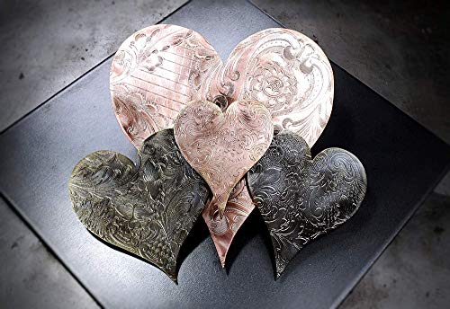 Винтажное Метално Стенно Изкуство Сърцето Облак 1579 Промишлена Сребърна Плоча, Преработен Нов Дом, Годишнина От Сватбата, Рожден Ден, Подарък