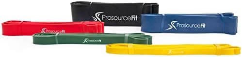 Тегло эспандеры ProsourceFit Xfit, тежкотоварни, дължина 41 инча за набирания, пауэрлифтинга, мобилност, тренировки за цялото тяло и стрии