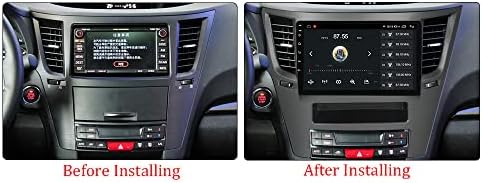 Android 11 Кола Стерео за Subaru Legacy Outback 2009 2010 2011 2012 2013 2014 Актуализация радио с Bluetooth, 3 + 32 GB 8 Ядра 9 Автомобилни