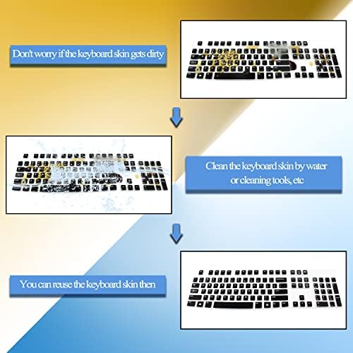 Силиконов Калъф за клавиатура Logitech K120 & MK120 Ергономична Настолна USB Жични Клавиатура Водоустойчиви Защитни Аксесоари (Черен)