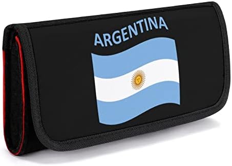 Флаг на Аржентина Калъф за Носене на конзолата Switch Чанта За Съхранение на Притежателя Игрови Аксесоари със Слот за карта