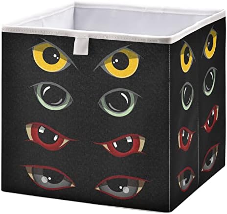 Куб за съхранение на Yasala с Дръжки-Уши Сгъваема Кошница За Шкафове, Кутии За Съхранение на Играчки, Кошници За Рафтове Отворени Контейнери