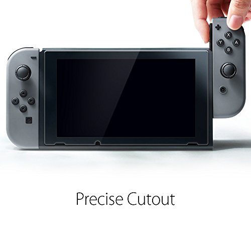 Защитно фолио за екрана на Nintendo Switch от закалено стъкло Spigen [GlasTR SLIM], предназначена за Nintendo Switch [твърдост