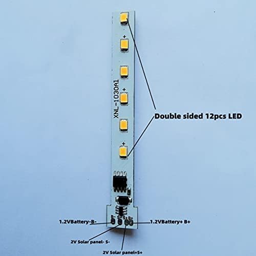 Печатна Платка FTVOGUE 1.2 V Solar Flame Light 12 LED Такса за управление на слънчева Свещ-Лампа