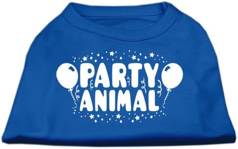 Тениска с Трафаретным принтом Mirage Pet Products Party Animal в Синьо Мед (12)