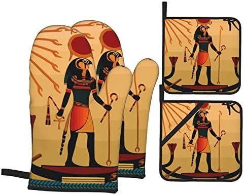 Комплекти Топлоустойчива Прихваток и Прихваткодержателей Ancient Egyptian Sun Life