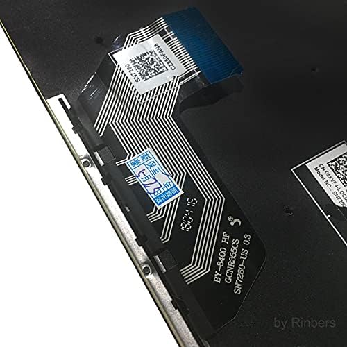 Замяна американска клавиатура Rinbers с рамка, Без подсветка за Dell Chromebook 11 3180 3180 Touch 3181 Chromebook 13 3380-05XVF4
