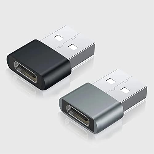 Бърз USB адаптер-C за свързване към USB-порт, който е съвместим с вашия Alcatel A50 за зарядни устройства, синхронизация,