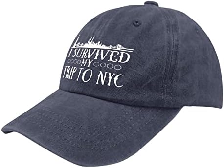 Бейзболна шапка на Ню Йорк Спортна Шапка за мъже, нисък профил Шапка, ниско Тегло, Аз съм Преживял пътуването си в Ню Йорк, бейзболна шапка за мъже