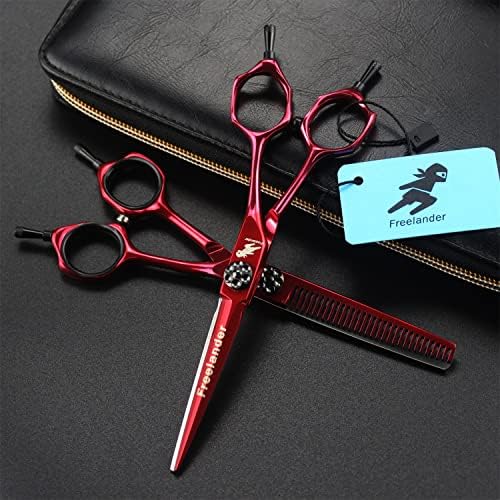 6,0-Цолови Фризьорски ножици за подстригване, Набор от висококачествени ножица за подстригване на Коса, Професионални Фризьорски