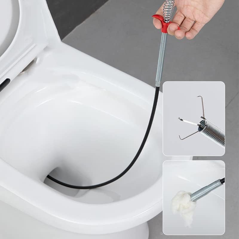 Инструмент за премахване на засора слива, Гъвкава Потребителска захват за мивка с 4 ноктите си, Инструмент за събиране на Гъвкав Маркуч (0,6