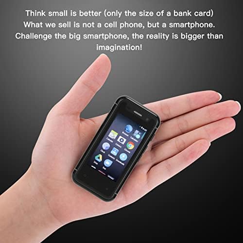 Мобилен телефон ASHATA Palm, blackberry Смартфон с разблокировкой на четец на пръстови отпечатъци 4G с 2.5 инча екран, WiFi, GPS,