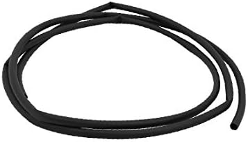 Антикорозионна тръба от полиолефин X-DREE 2 м и вътрешен диаметър 0,25 инча цвят Черен за кабели, слушалки (антинаркотическая тръба от полиолефин