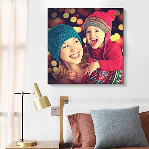 Печат върху платно NWT по поръчка с вашите снимки за семейството, Персонализирани картини на платно за печат на стената в рамка 24x24