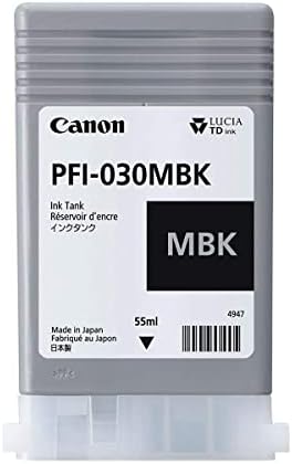 Матово черно мастило 55 мл (PFI-030MBK) за Canon imagePROGRAF TA-20 и TA-30