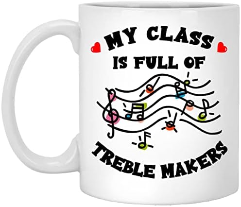В моя клас е Пълно с кафе на steins Treble Дейци, Steins За учители, Музикални Чаши, Чаши за създаване на високи честоти,