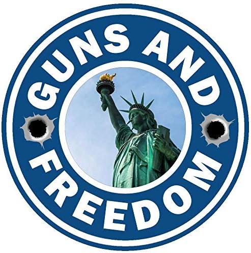 Оръжие и Свободата 2A Втората Поправка Право на оръжие НАП Стикер 3-Инчов Кръг Стикер за лаптоп