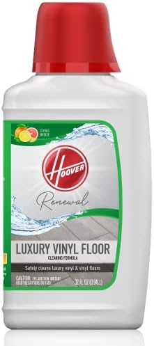 Средство за почистване на винил подови настилки Hoover Renewal Luxury, Концентриран Почистване на решение за машини с твърдо покритие, Формула 32 грама, AH31434, Бял