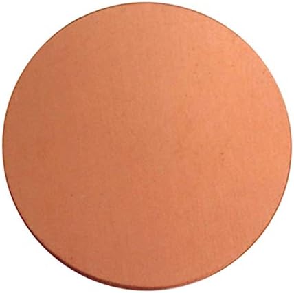NIANXINN Чист Мед Дисков лист Кръг кръг от Полагане на Плоча Кръгла H62 Мед Металообработващо суровини с ЦПУ Дебелина 2 мм, диаметр200