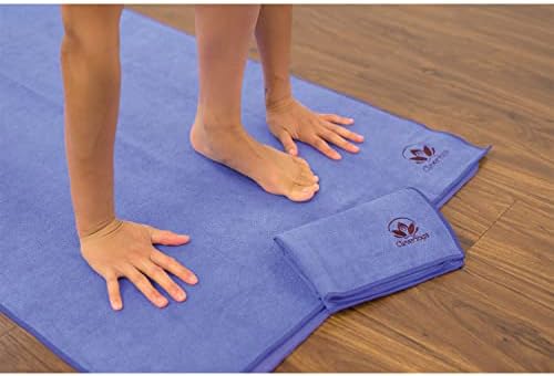 Умен комплект за йога - Пълен комплект за начинаещи от 7 теми за йога Включва подложка за йога с дебелина 6 мм, 2 блока за йога, с каишка