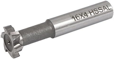 Aexit 16 мм Рязане на Фреза с Диаметър от 4 мм Дълбочина на рязане 6 Канали С Директен Опашка Т-Образен Шлиц За Обработка на Ръбове и Вдлъбнатини Бележка Fresa