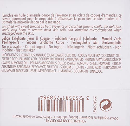 L ' Occitane Бадемово вкусно отшелушивающее сапун 1,7 грама (опаковка от 2 броя)