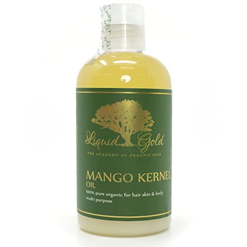 Liquid Gold Inc 8 течни унции Първокласна Масло от семена на манго Чист и Органична Грижа За кожата, Косата и ноктите
