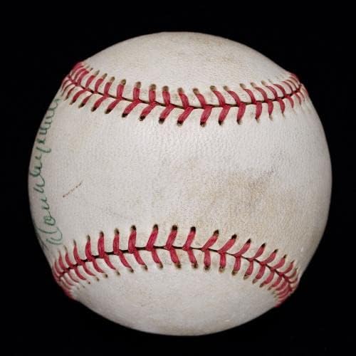 Реколта Бейзболни Топки 1960 Санди Куфакс и Дон Драйсдейл С Двоен Подпис JSA #Z23477 - Бейзболни Топки С Автографи