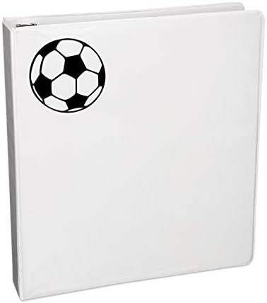 Стикер със силует футболна топка За лаптоп, Кола Лаптоп 5.5 (черен)