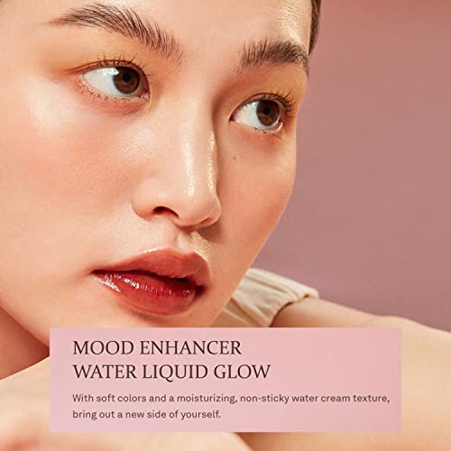 Течен блясък HINCE Mood Enhancer Water Liquid Glow - Нелипкое и водостойкое средство за устни за жени - Силен блясък за