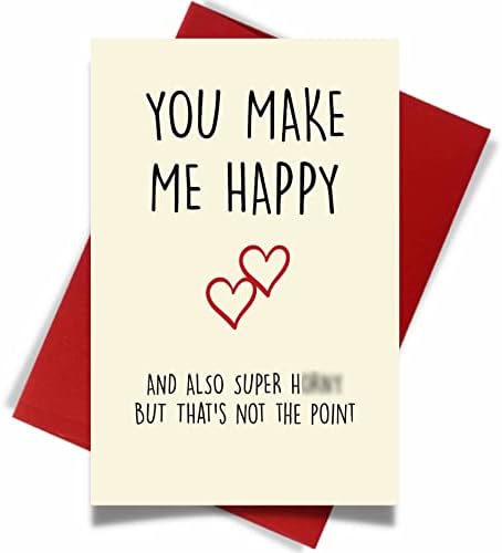 Поздравителни картички за Свети Валентин за Него или Нея | Картичка за Годишнина Подаръци за Него или Нея | Весел Подарък-Картичка за рожден Ден за Съпруг, Съпруга, Г