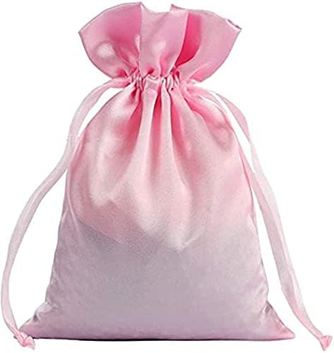KUPOO 50 опаковки подарък пакети със златен лъч с размери 4x6 инча, чанти за бижута, копринени торбички, чанти за душата на детето, чанти за